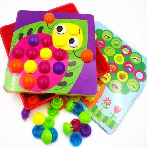 Детская мозаика с цветными кнопками