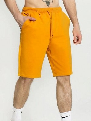 Мужские шорты из футера / Горчичный арт.мк250г
