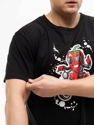Мужской костюм мод.2020 / Черный, красный