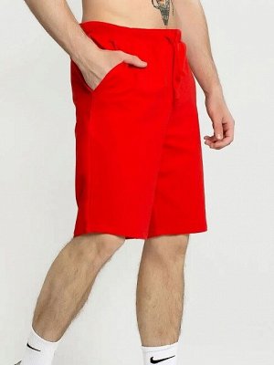 Мужские шорты из футера / Красный арт.мк250к