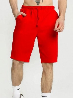 Мужские шорты из футера / Красный арт.мк250к
