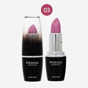 PARISA Помада для губ L03 LIPSTICK № 03 Пыльная роза перламутр