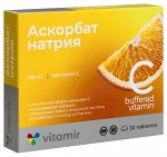 Витамин С Аскорбат натрия некислотная форма 250 мг ВИТАМИР таб. №30