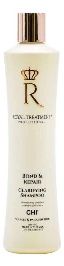Шампунь очищающий Королевский уход BOND & REPAIR, 12oz./355мл., фл.