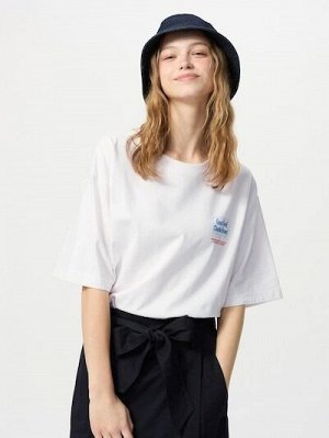UNIQLO - хлопковая футболка Peanuts - 01 OFF WHITE