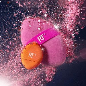 Набор пуховок для пудры и консилера Real Techniques Powder Puff Ornament (2 шт.)