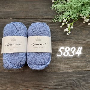 Пряжа Шерсть 55%, Альпака 45%, 50 гр/100 м