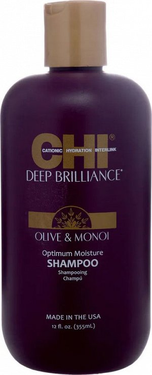 Шампунь CHI Deep Brilliance Оптимальное Увлажнение, 355 мл