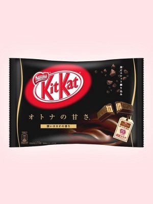 Японский Kit Kat mini Dark / Японский Кит Кат Мини темный шоколад КитКат / KitKat 135 гр Японские сладости