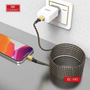Зарядный кабель Earldom Comfort 60W Type-C на Type-C 3 метра зарядка и передача данных