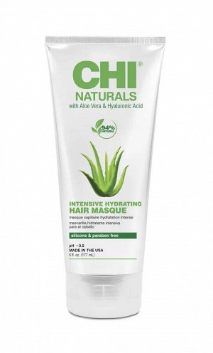 Маска для волос интенсивно увлажняющая CHI NATURALS с алоэ вера и гиалуроновой кислотой,177