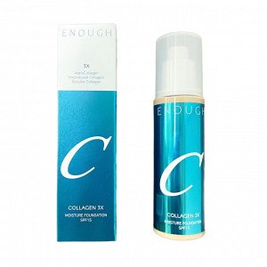 Enough Увлажняющий тональный крем с коллагеном тон 13 Collagen 3Х Moisture Foundation SPF 15