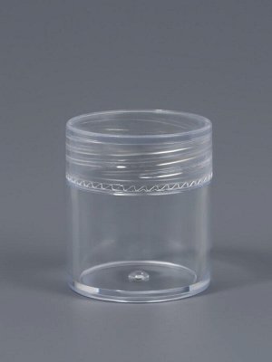Набор баночек для мелочей, d=2.5x3 см, 6 мл, 3 шт., прозрачный