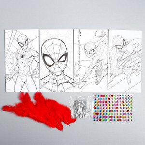 Набор для рисования, 35 предметов, Человек-паук