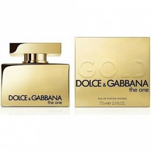 DOLCE  GABBANA THE ONE GOLD INTENSE edp (w) 75ml TESTER м(н) парфюмерная вода Тестер женская