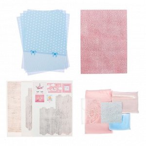 Кроватка для игрушки–малютки «Розовые сны», набор для шитья, 21  29,7  1 см