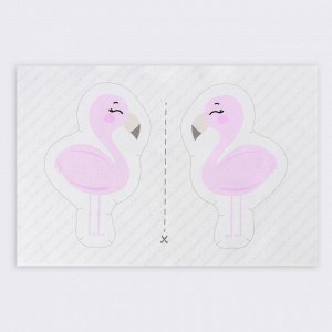 Игрушка для детей «Мягкий фламинго» , набор для шитья, 14.8 ? 27 см