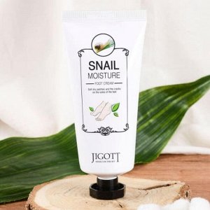 Jigott Набор кремов для рук и ног с экстрактом слизи улитки / Real Moisture Snail Hand &amp; Foot Set, 100 мл x 2