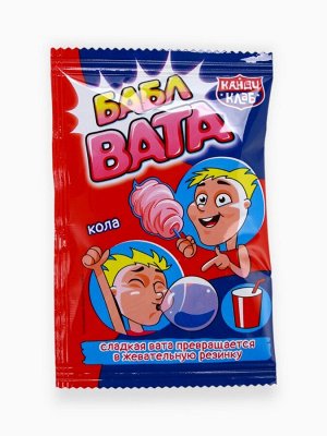 Жевательная резинка-сладкая вата «Полный ватафак», вкус: кола, 5 г.