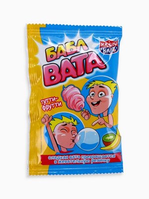 Жевательная резинка-сладкая вата «Не летай в облаках», вкус: тутти-фрутти, 5 г.