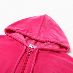 Костюм женский (толстовка, брюки) KAFTAN Plushy, фуксия