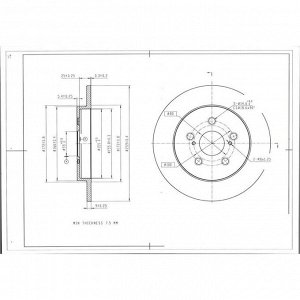 Диск тормозной AVANTECH BR3059S