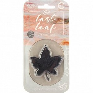 Ароматизатор подвесной Kogado The Last Leaf Black Ice (Чёрный лёд), полимерный, арт. 3342
