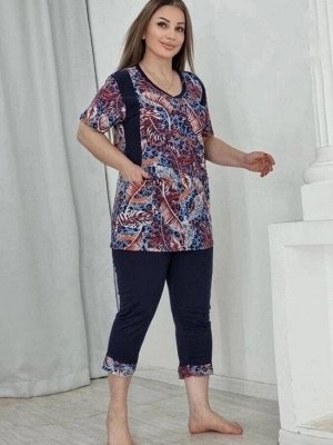 Пижама женская (без выбора цвета), код 6737893