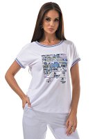 Футболка М-564 белая  Бабочка.