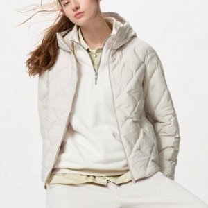 Женская куртка PUFFTECH air cotton с капюшоном 469871 белый