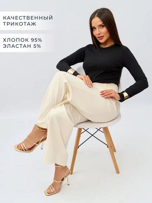 Лонгслив черный
