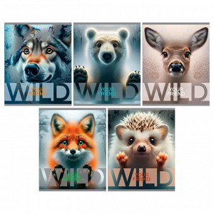 Тетрадь 40л., А5, клетка BG "Wild", суперэконом_1