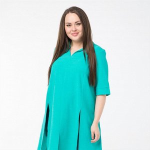 Туника, текстиль, ментоловый, Мятный