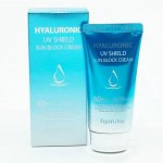 Солнцезащитный крем с гиалуроновой кислотой UV Shield Sun Block cream SPF50+/PA+++, 70мл