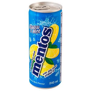 напиток MENTOS Lemon & Mint 240 мл ж/б 1/24