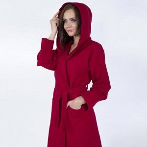 Бордо  Халат банный c капюшоном мод. 012.16.11 раз L/XL.