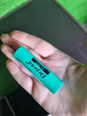 Аккумуляторная батарея зеленая Depend ICR18650 Li-ion 4.2V 8800 mAh / 1 шт.