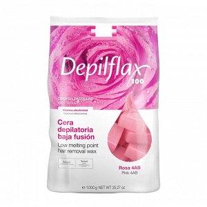 Воск горячий в брикетах "розовый" Depilflax 1 кг