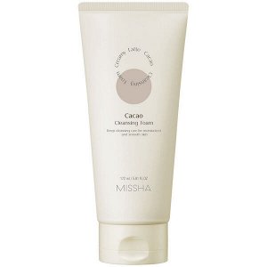Пенка для умывания на основе какао-бобов Creamy Latte Cleansing Foam Cacao