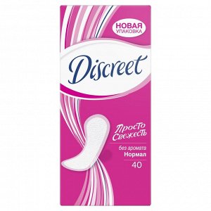 DISCREET прокладки на каждый день Normal Single 20шт