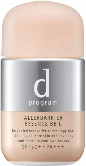 Дневная защитная эссенция с тональным эффектом Shiseido D Program Allerbarrier Essence BB (SPF50・PA +++)