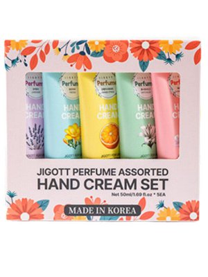 Jigott Набор парфюмированных кремов для рук / Perfume Assorted Hand Cream Set Of 5, 50 мл x 5