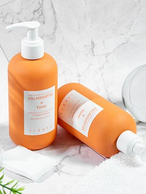 Jigott Тонер для лица с коллагеном и пептидами / Collagen + Peptide Toner, 300 мл