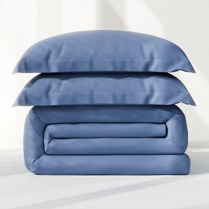 Постельное бельё Этель 2 сп Blue lake 175х215, 200х215, 50х70+3-2 шт, мако-сатин, 114г/м2