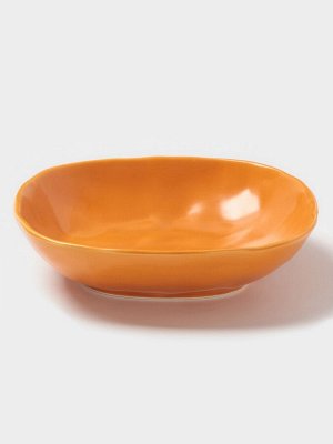 Салатник Magistro Potter, 880 мл, d=19.9 см, фарфор, оранжевый