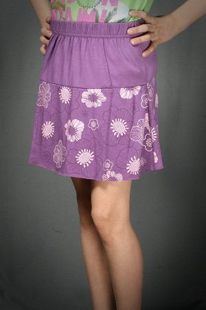 Юбка юбка 91177Катумба лиловый,Российский размер, фиолетовый