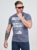 Футболка мужская, графит