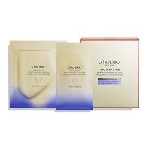Набор укрепляющих масок для лица “Отбеливание и лифтинг” Shiseido Vital Perfection L Define Radiance