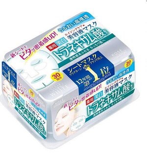 Антивозрастная отбеливающая маска с транексамовой кислотой Kose Clear Turn Essence Facial Mask White