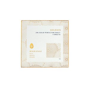 Увлажняющая маска-лист с чистым золотом для идеальной кожи Makanai Gold Leaf Radiant Skin Sheet